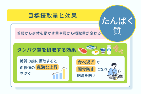 一定量摂取する必要があるたんぱく質