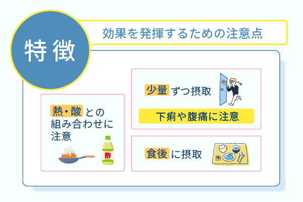 効果を発揮するための注意点