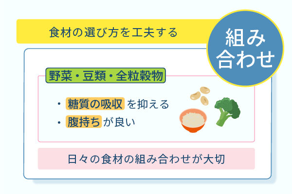 食材の選び方を工夫する