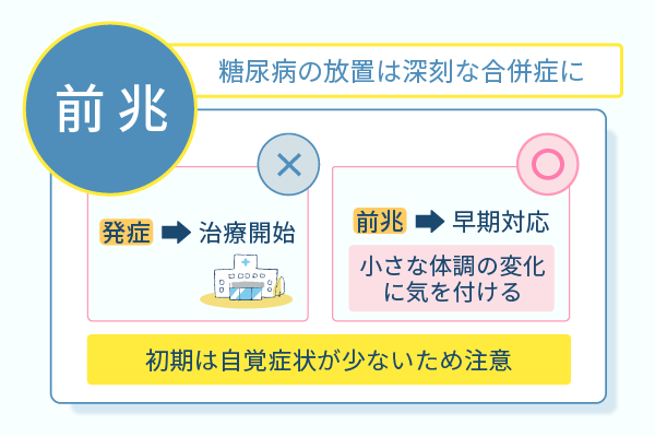 糖尿病の放置は深刻な合併症に