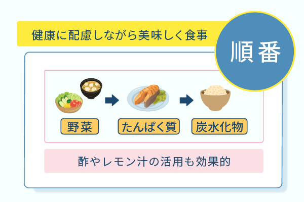 健康に配慮しながら美味しく食事