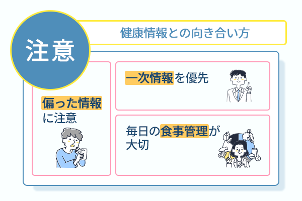 健康情報との向き合い方