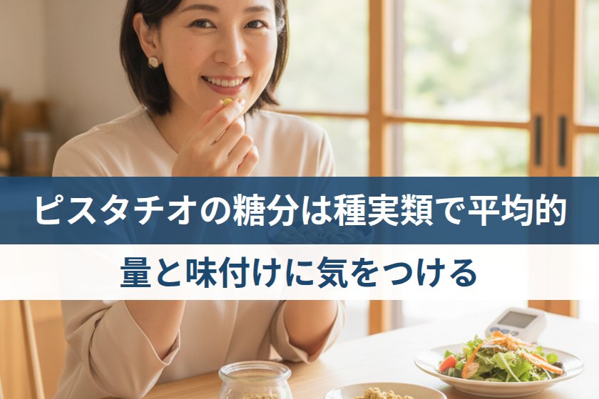 血糖値が気になる人はピスタチオを量と味付けで選んで取り入れよう!