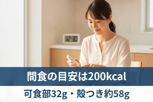 617kcalという高さと間食の目安200kcal